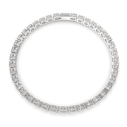 Elowen Round Cut Diamond Tennis Bracelet Prong Set (10 ctw) - Nivetta